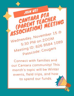 PTA Association Meeting Flyer 